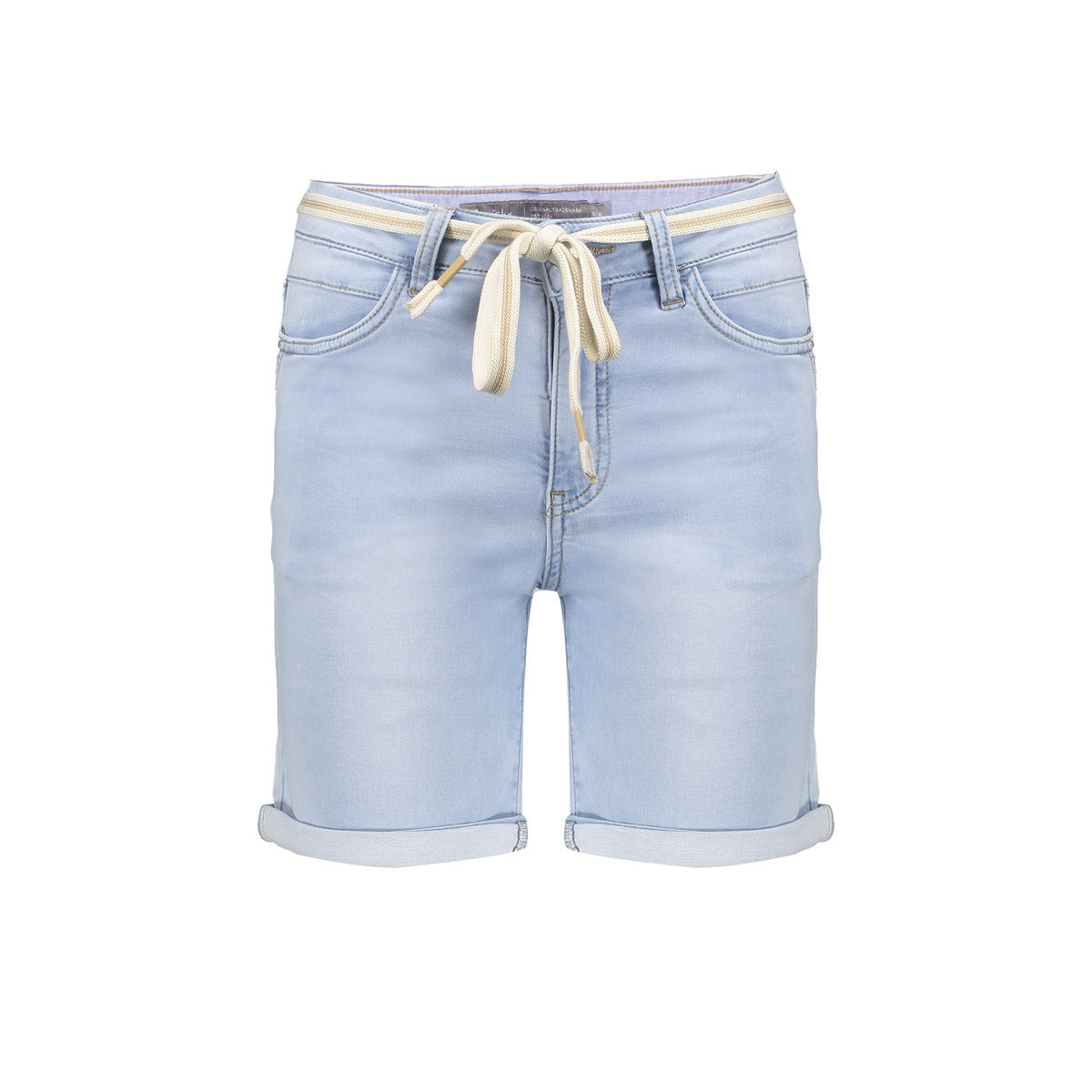 Geisha Denim Shorts für Frauen aus gebleichtem Denim