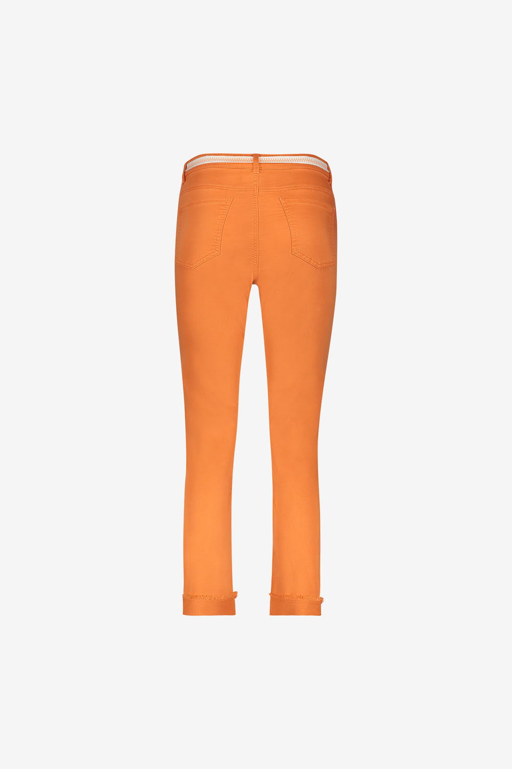 Geisha 7/8 Jeans gefaltete Beine orange