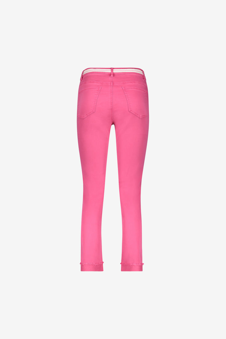 Geisha 7/8 Jeans gefaltete Beine fuchsia
