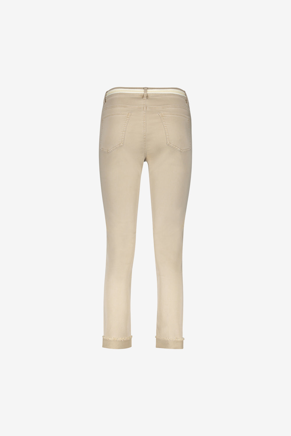 Geisha 7/8 Jeans gefaltete Beine sand