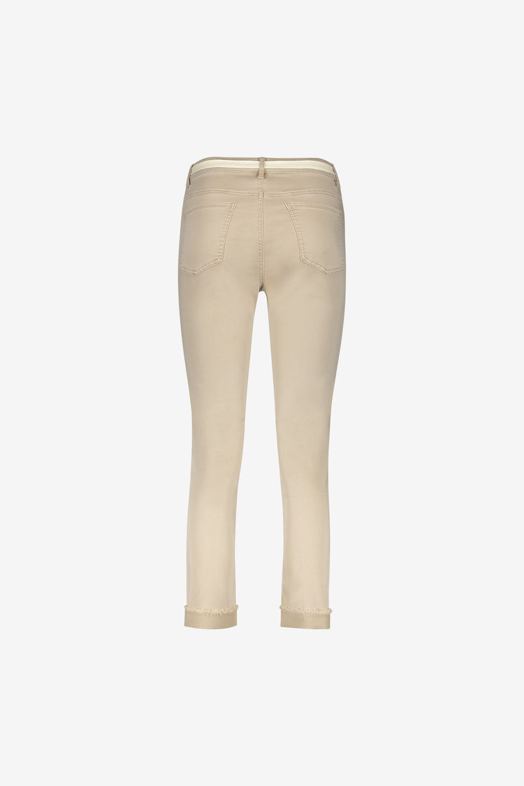 Geisha 7/8 Jeans gefaltete Beine sand