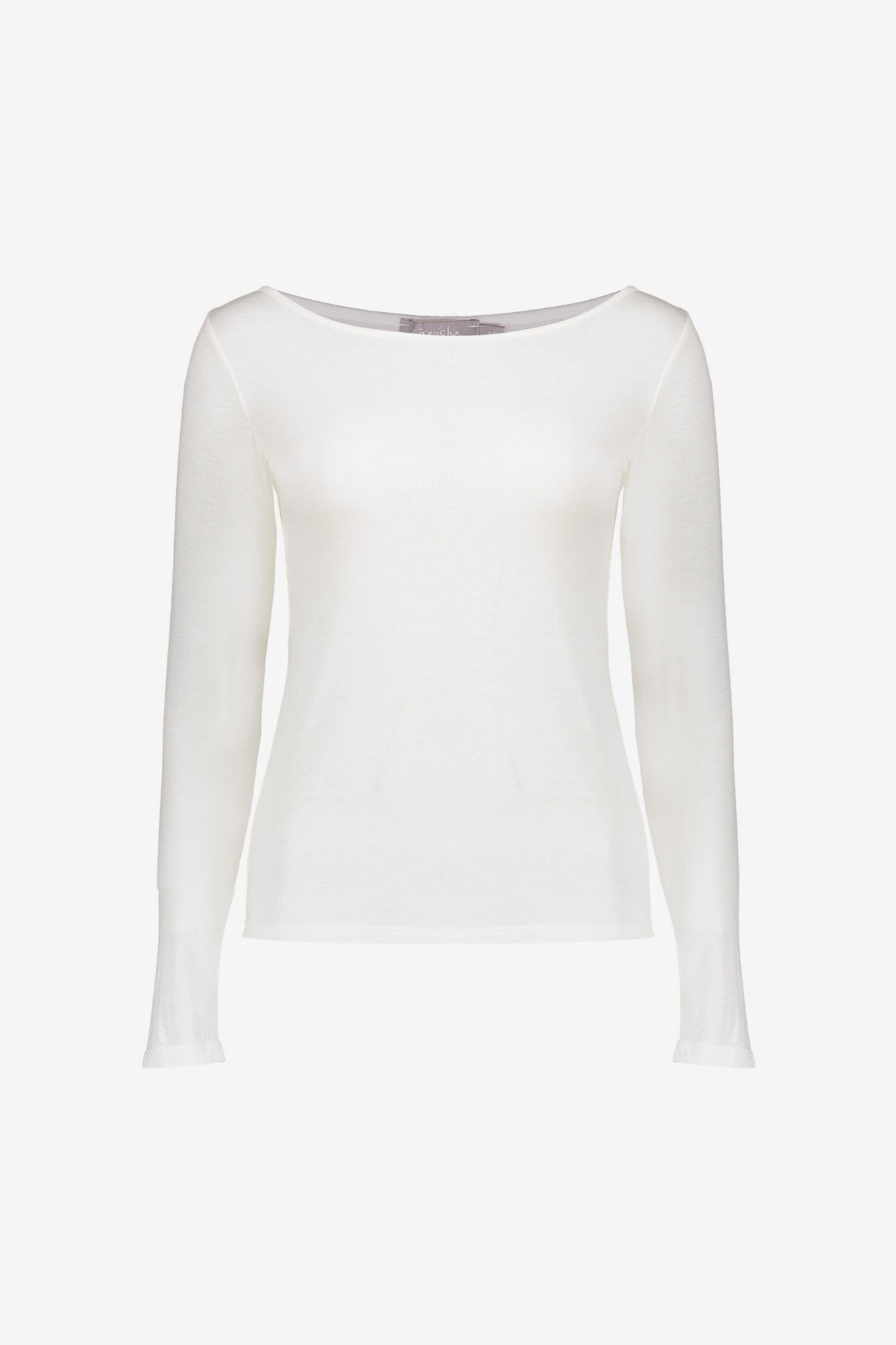 Geisha lichtgebreide cashmere trui off-white