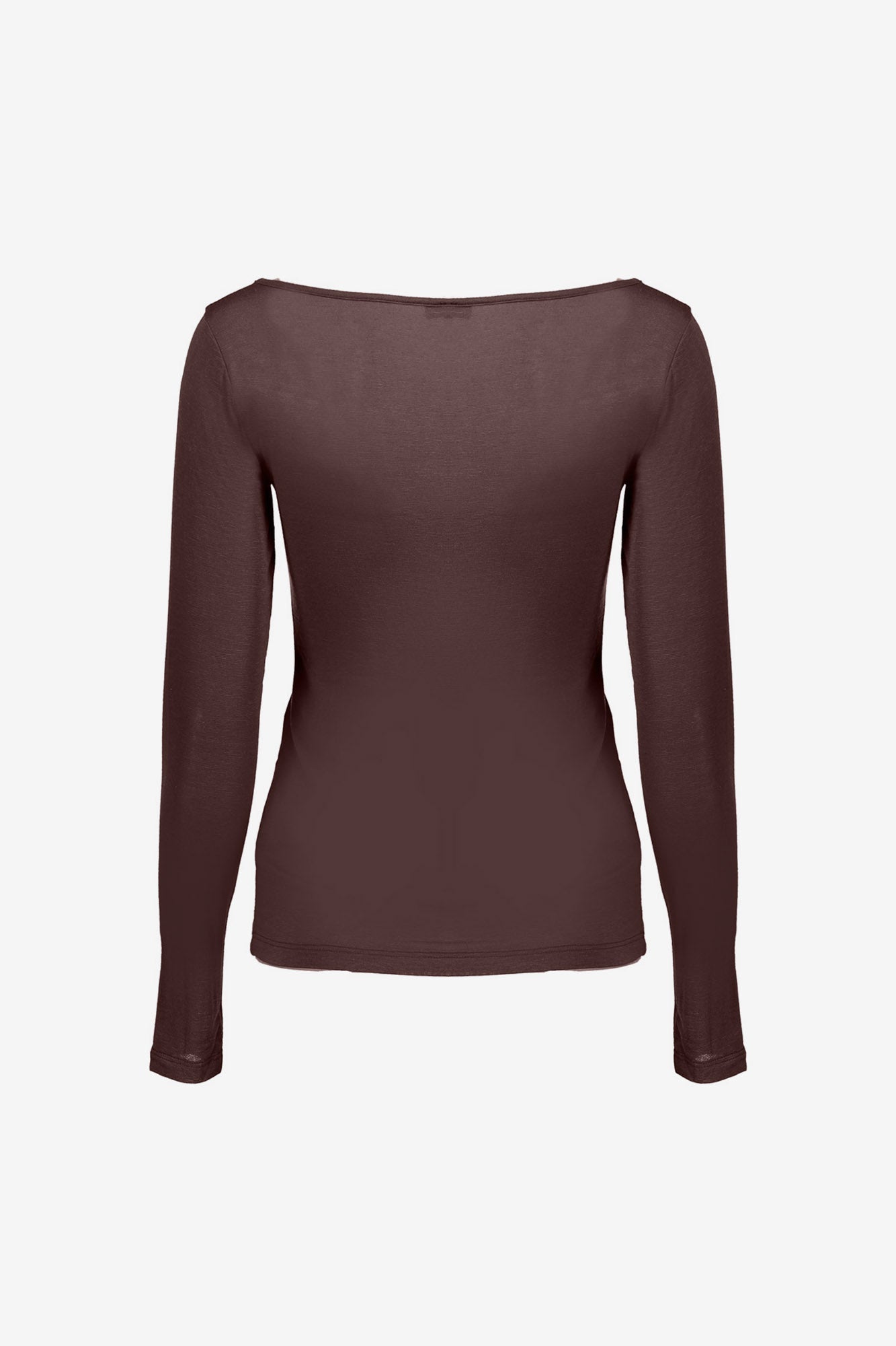 Geisha lichtgebreide cashmere trui bruin