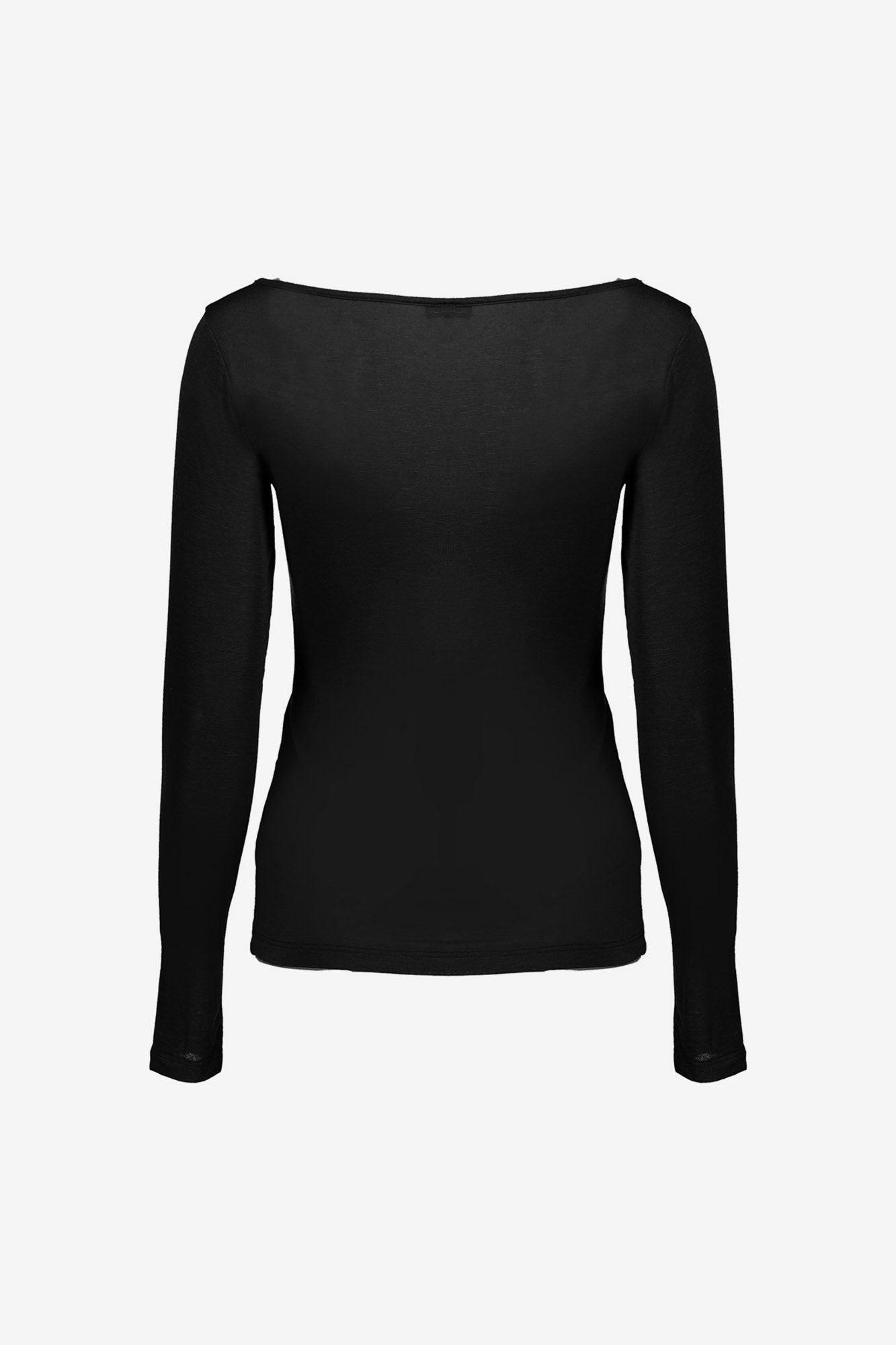 Geisha lichtgebreide cashmere trui zwart